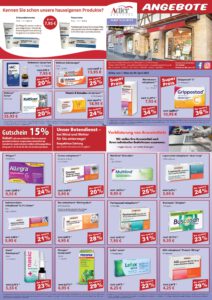 Angebote Adler Apotheke, Eschwege
März und April 2025