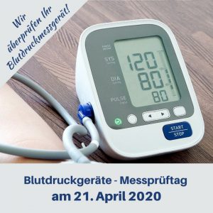 Blutdruckmessgerätetag